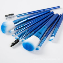 10 PCS High Quality Light Blue Makeup Brush